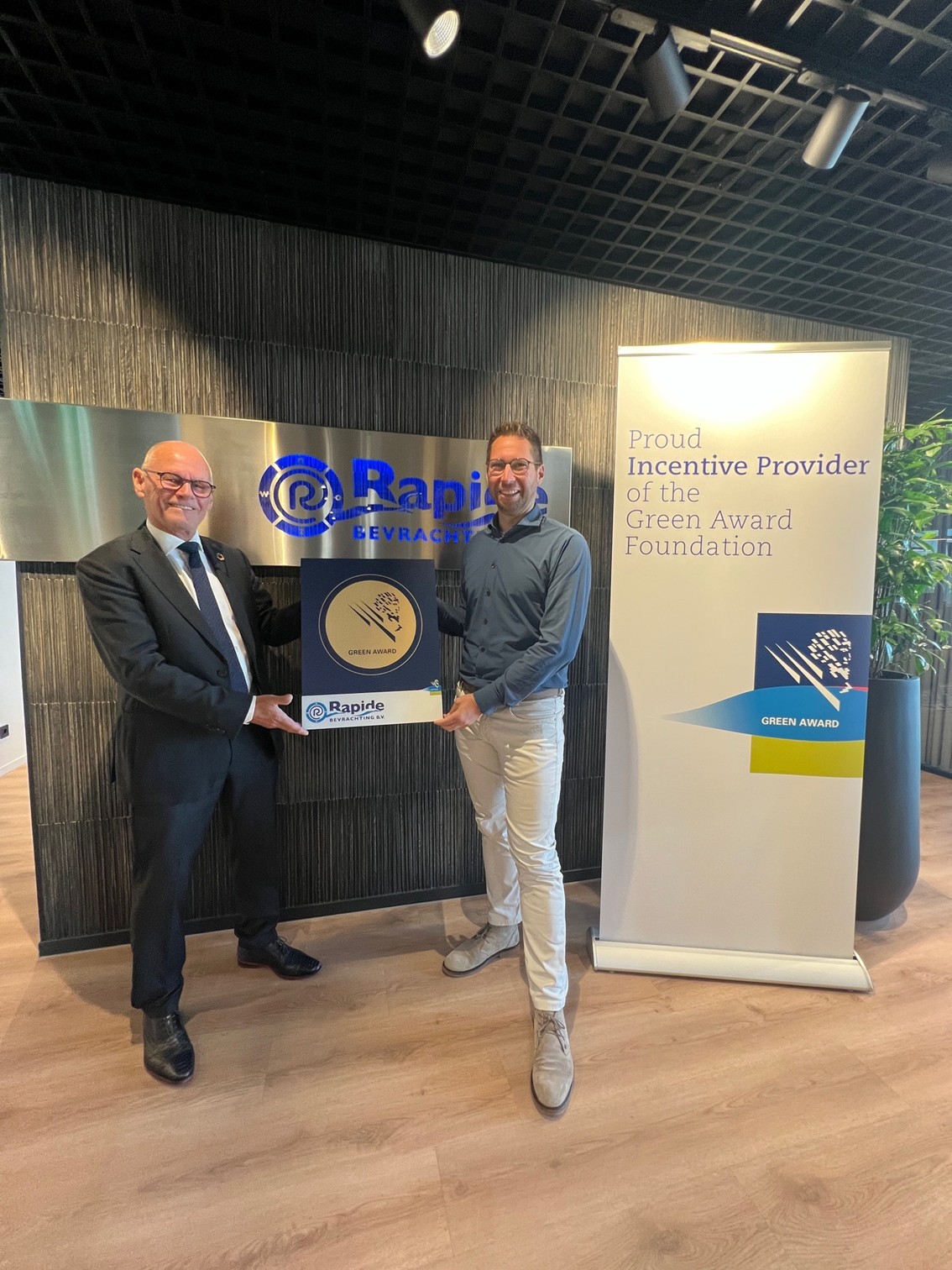 Rapide Bevrachting vergoedt Green Award